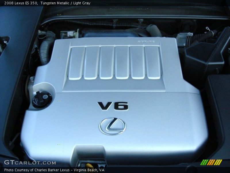 Tungsten Metallic / Light Gray 2008 Lexus ES 350