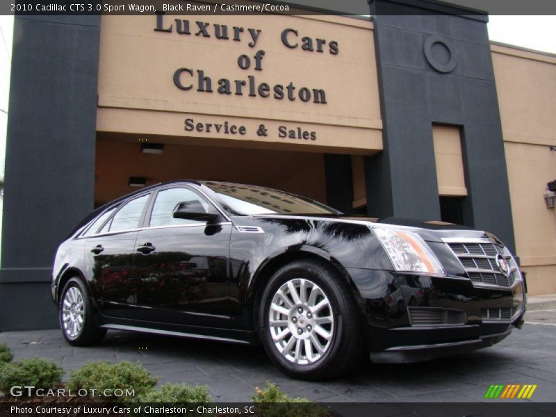 Black Raven / Cashmere/Cocoa 2010 Cadillac CTS 3.0 Sport Wagon