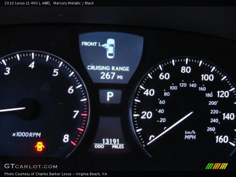  2010 LS 460 L AWD 460 L AWD Gauges