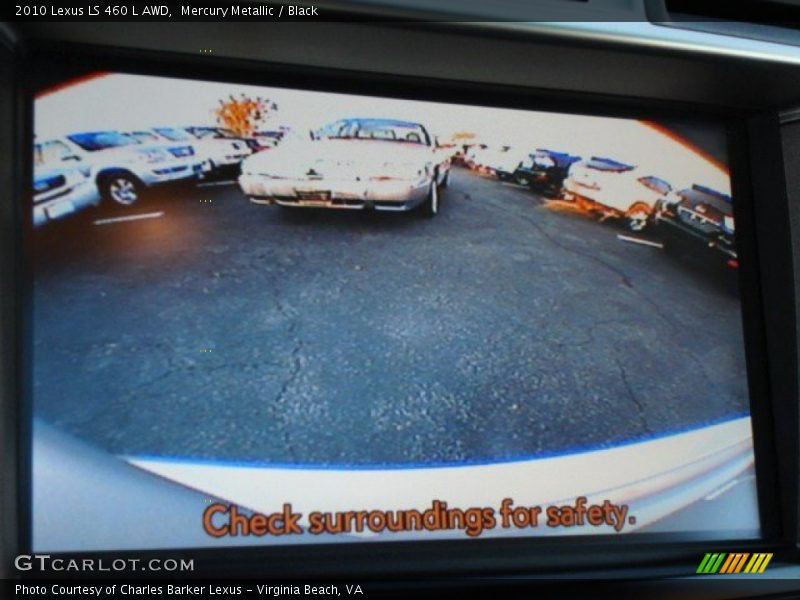 Mercury Metallic / Black 2010 Lexus LS 460 L AWD