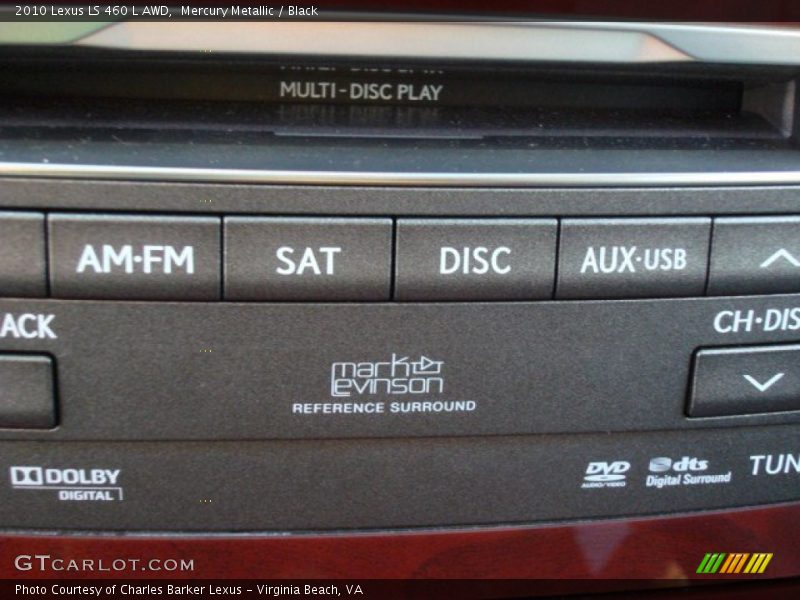 Controls of 2010 LS 460 L AWD