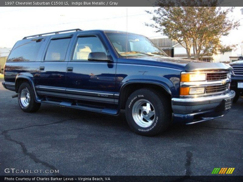 Indigo Blue Metallic / Gray 1997 Chevrolet Suburban C1500 LS