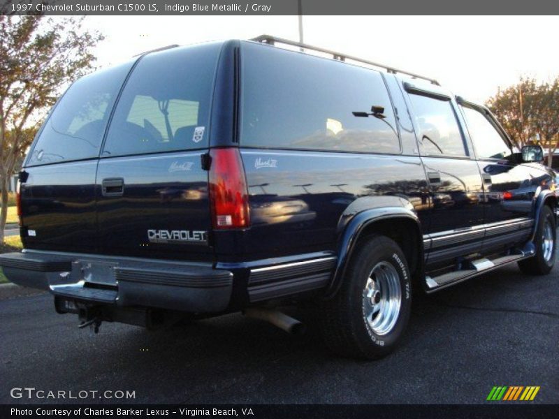 Indigo Blue Metallic / Gray 1997 Chevrolet Suburban C1500 LS