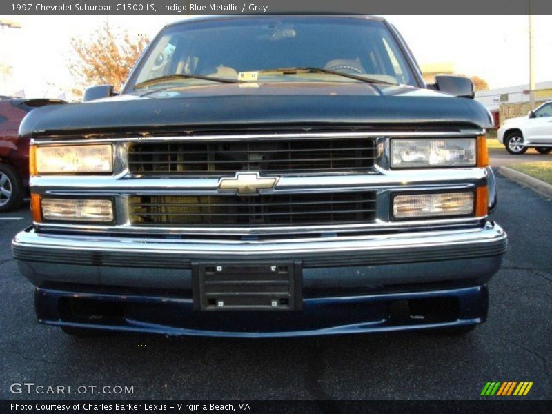 Indigo Blue Metallic / Gray 1997 Chevrolet Suburban C1500 LS