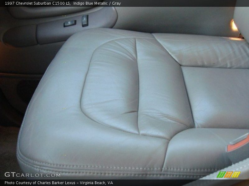 Indigo Blue Metallic / Gray 1997 Chevrolet Suburban C1500 LS