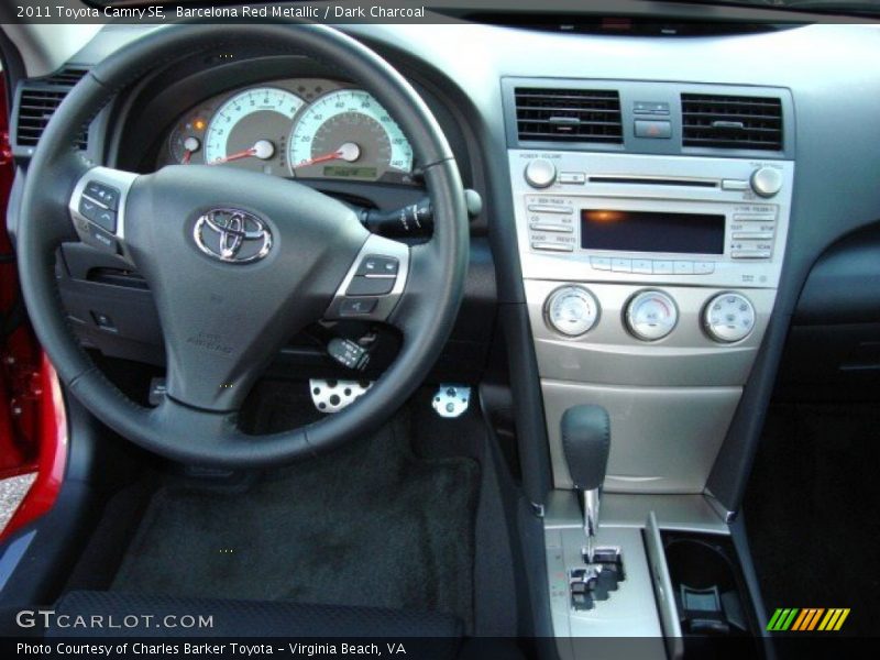 Barcelona Red Metallic / Dark Charcoal 2011 Toyota Camry SE