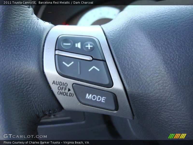 Barcelona Red Metallic / Dark Charcoal 2011 Toyota Camry SE