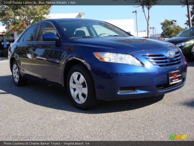 Blue Ribbon Metallic / Ash 2008 Toyota Camry LE