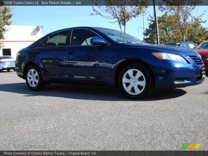 Blue Ribbon Metallic / Ash 2008 Toyota Camry LE