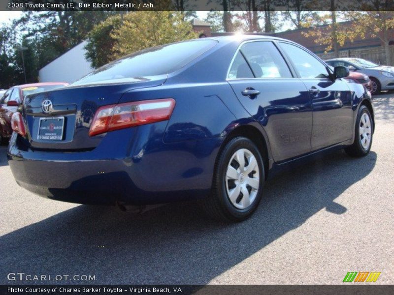 Blue Ribbon Metallic / Ash 2008 Toyota Camry LE