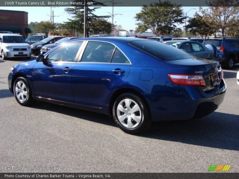 Blue Ribbon Metallic / Ash 2008 Toyota Camry LE