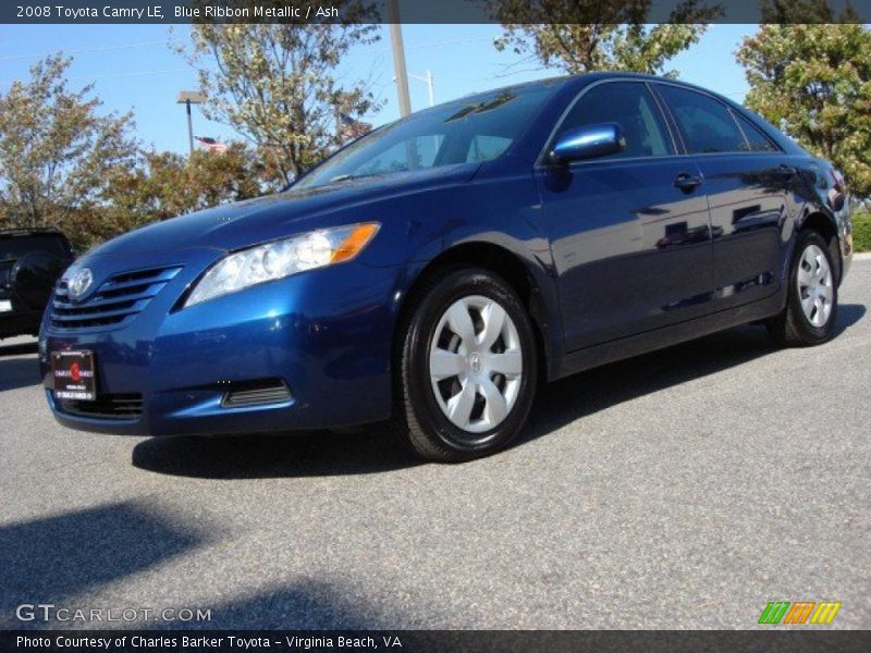 Blue Ribbon Metallic / Ash 2008 Toyota Camry LE