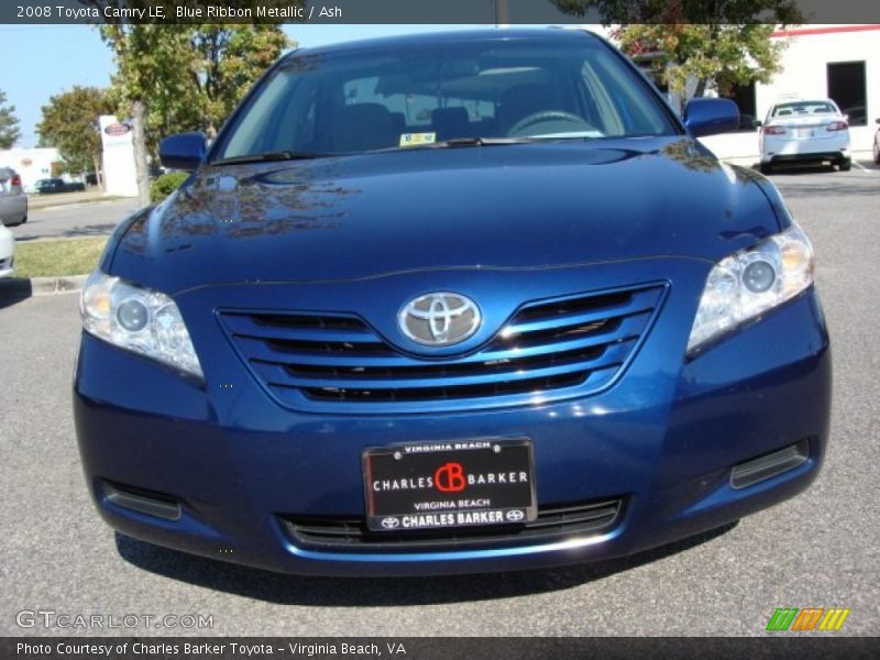 Blue Ribbon Metallic / Ash 2008 Toyota Camry LE
