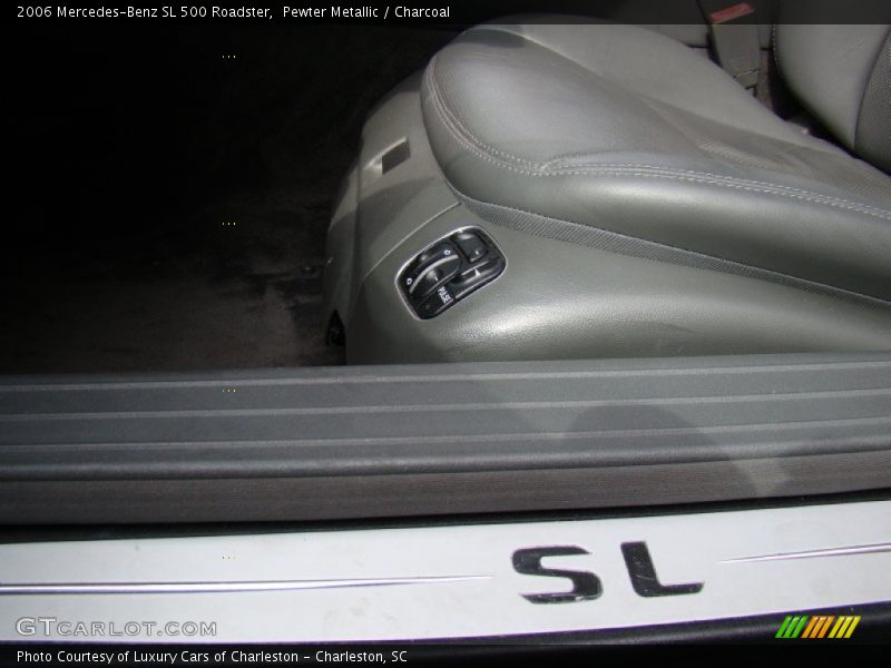 Pewter Metallic / Charcoal 2006 Mercedes-Benz SL 500 Roadster