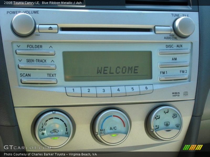 Blue Ribbon Metallic / Ash 2008 Toyota Camry LE