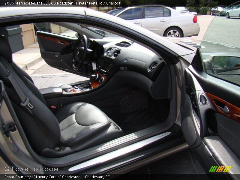 Pewter Metallic / Charcoal 2006 Mercedes-Benz SL 500 Roadster