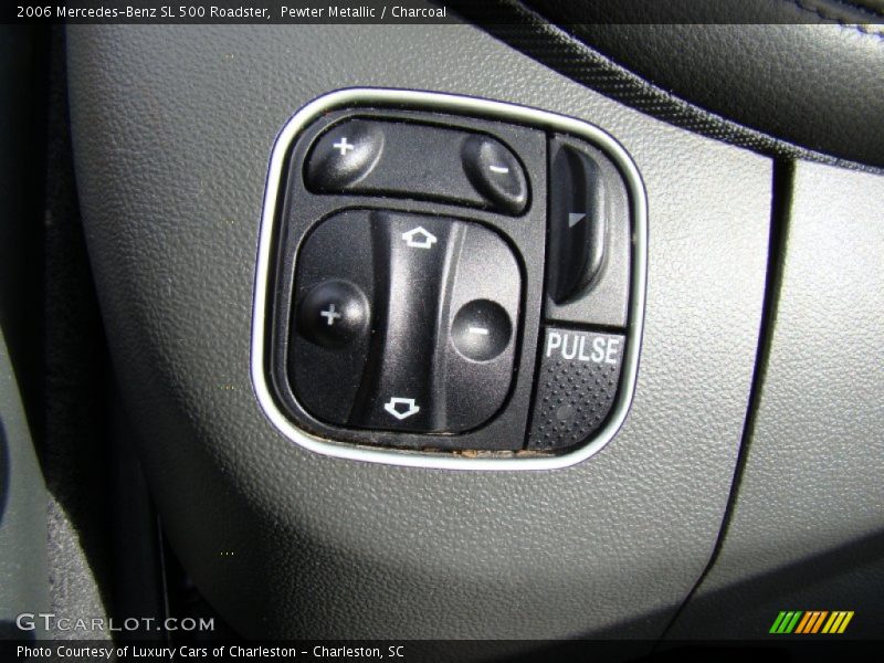 Pewter Metallic / Charcoal 2006 Mercedes-Benz SL 500 Roadster