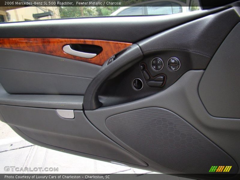 Pewter Metallic / Charcoal 2006 Mercedes-Benz SL 500 Roadster