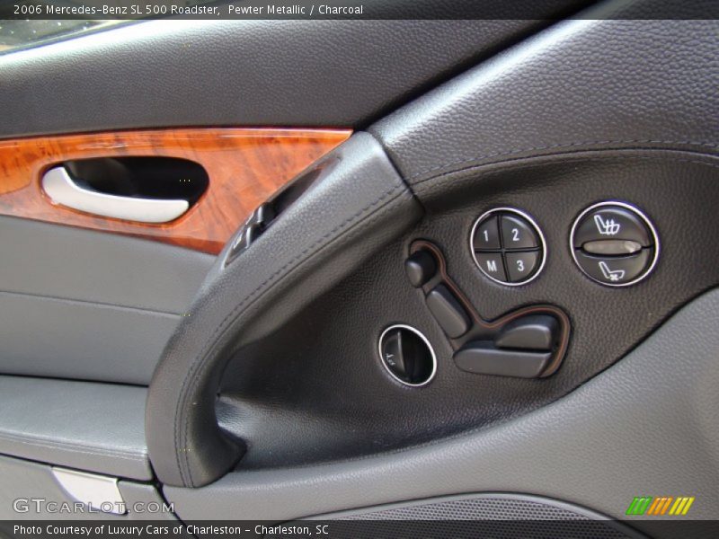 Pewter Metallic / Charcoal 2006 Mercedes-Benz SL 500 Roadster