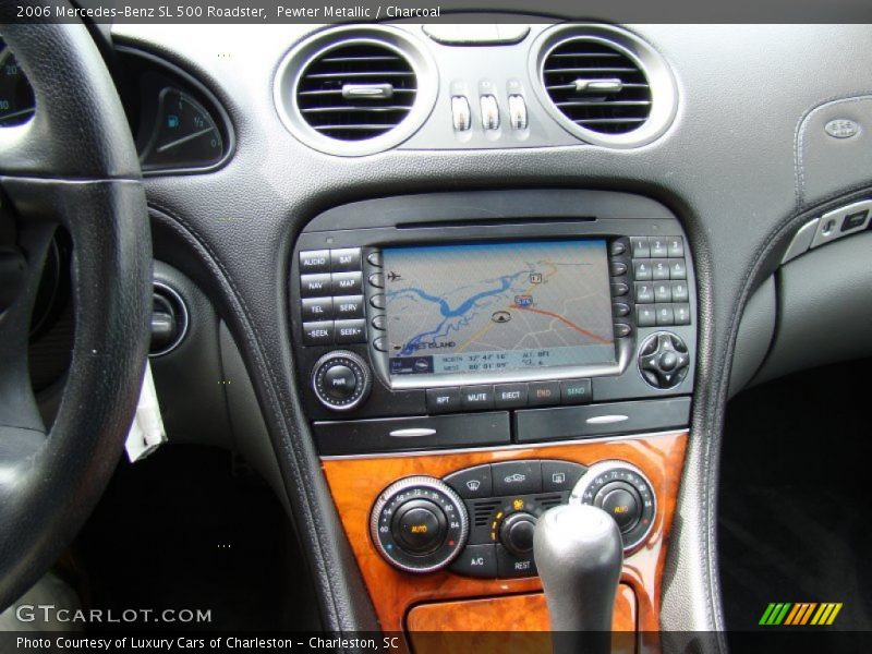 Pewter Metallic / Charcoal 2006 Mercedes-Benz SL 500 Roadster