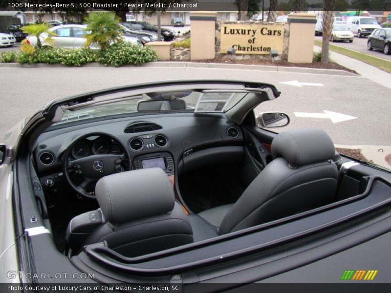 Pewter Metallic / Charcoal 2006 Mercedes-Benz SL 500 Roadster