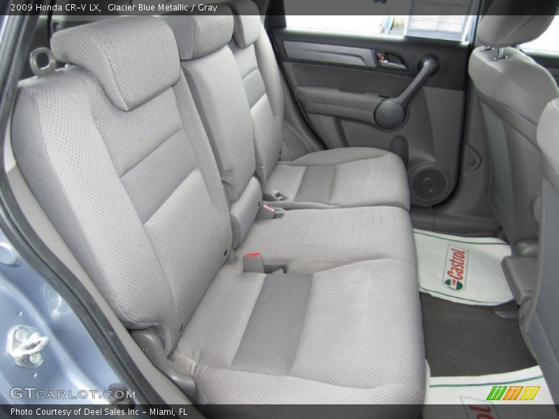 Glacier Blue Metallic / Gray 2009 Honda CR-V LX