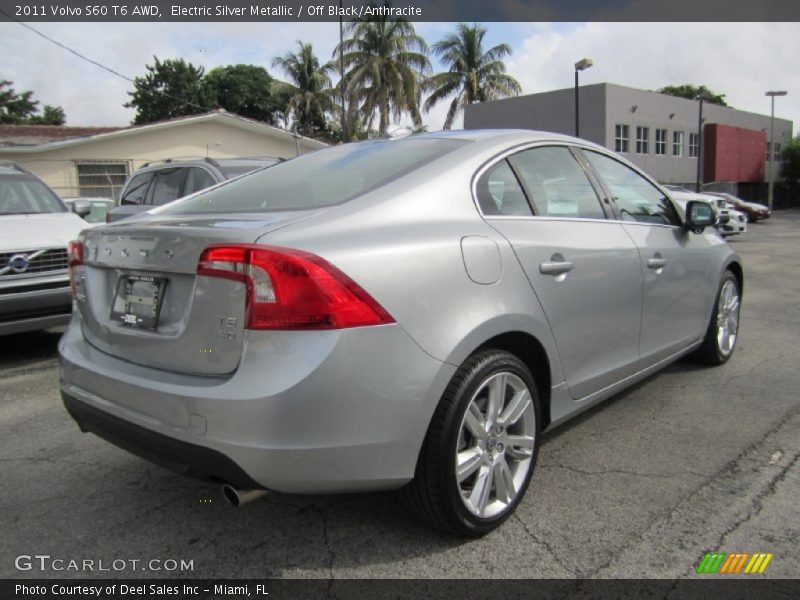 Electric Silver Metallic / Off Black/Anthracite 2011 Volvo S60 T6 AWD