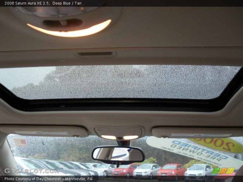 Deep Blue / Tan 2008 Saturn Aura XE 3.5