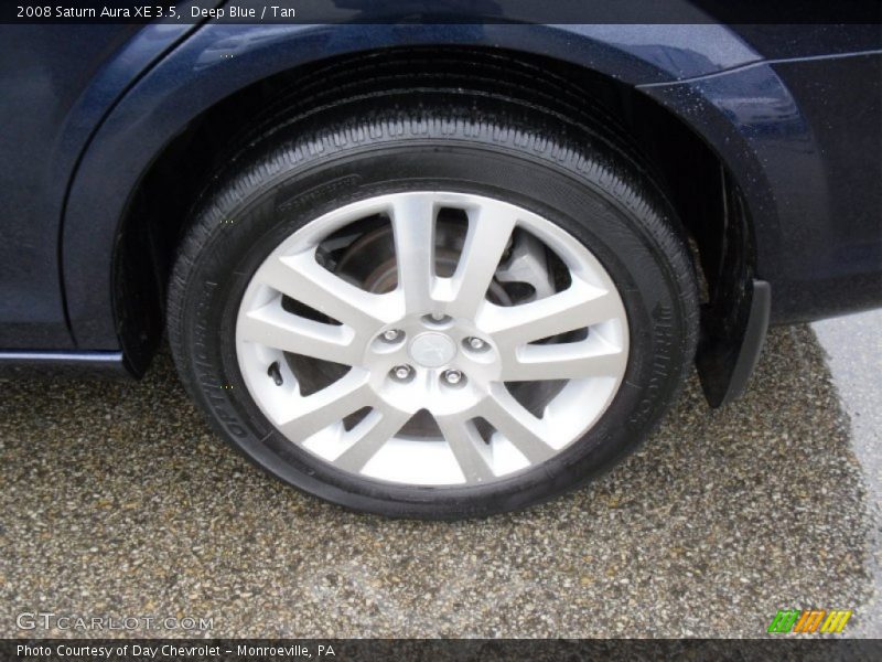 Deep Blue / Tan 2008 Saturn Aura XE 3.5