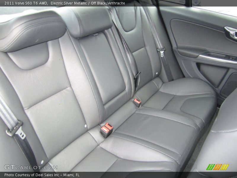 Electric Silver Metallic / Off Black/Anthracite 2011 Volvo S60 T6 AWD