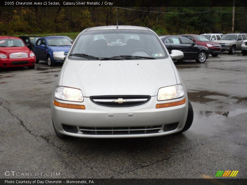 Galaxy Silver Metallic / Gray 2005 Chevrolet Aveo LS Sedan