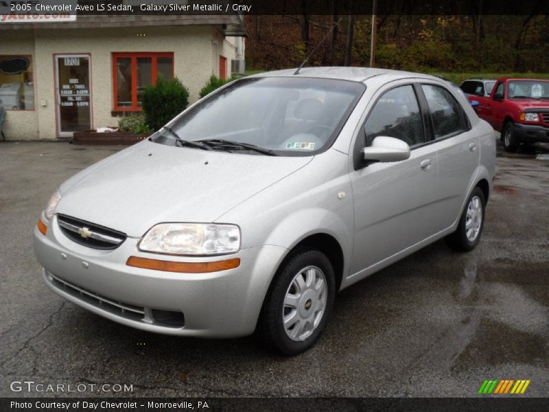 Galaxy Silver Metallic / Gray 2005 Chevrolet Aveo LS Sedan