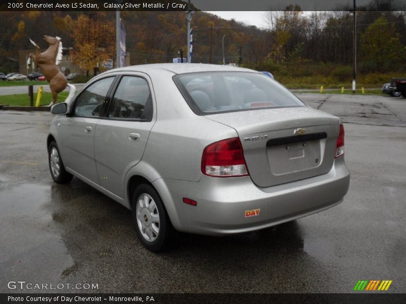 Galaxy Silver Metallic / Gray 2005 Chevrolet Aveo LS Sedan