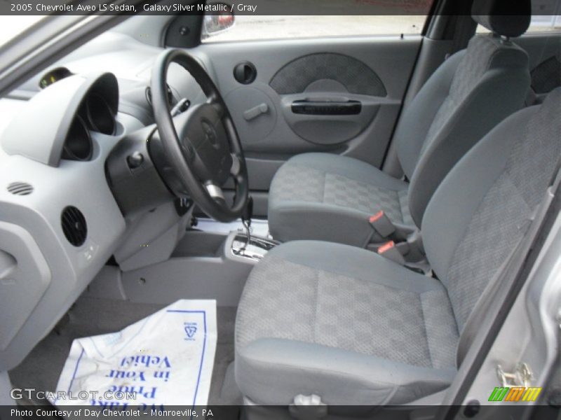 Galaxy Silver Metallic / Gray 2005 Chevrolet Aveo LS Sedan