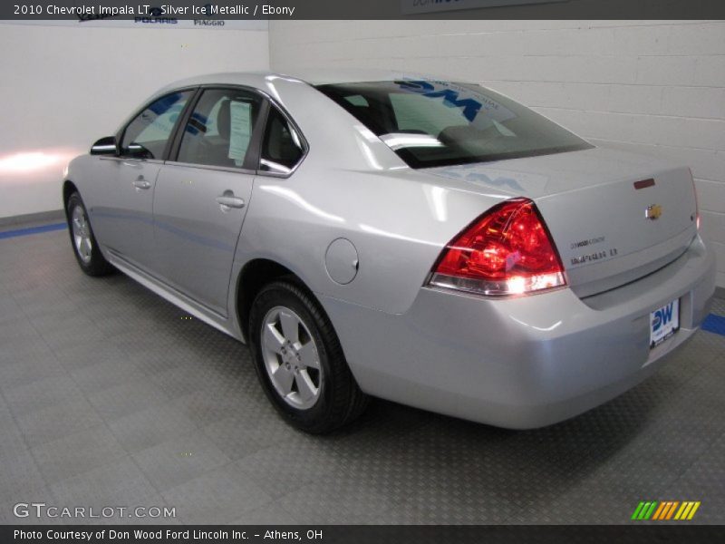 Silver Ice Metallic / Ebony 2010 Chevrolet Impala LT