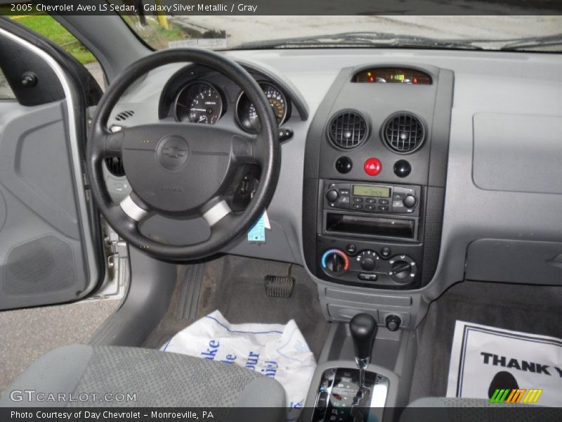 Galaxy Silver Metallic / Gray 2005 Chevrolet Aveo LS Sedan