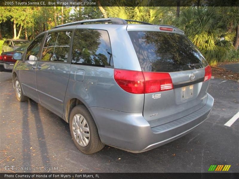 Blue Mirage Metallic / Stone 2005 Toyota Sienna CE