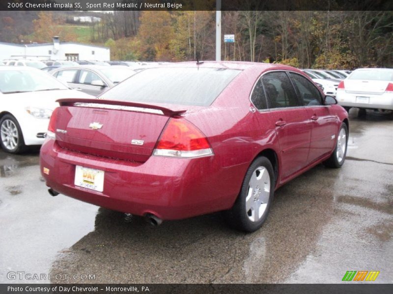 Sport Red Metallic / Neutral Beige 2006 Chevrolet Impala SS