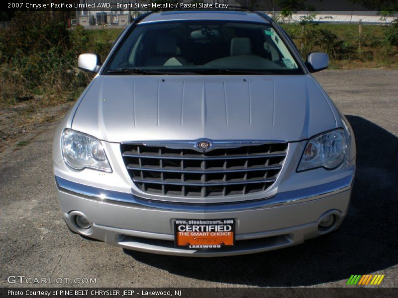 Bright Silver Metallic / Pastel Slate Gray 2007 Chrysler Pacifica Limited AWD