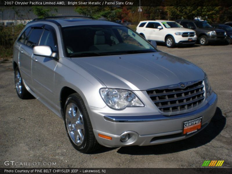 Bright Silver Metallic / Pastel Slate Gray 2007 Chrysler Pacifica Limited AWD