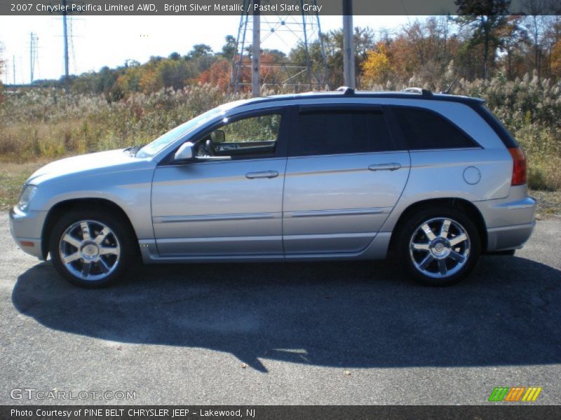 Bright Silver Metallic / Pastel Slate Gray 2007 Chrysler Pacifica Limited AWD