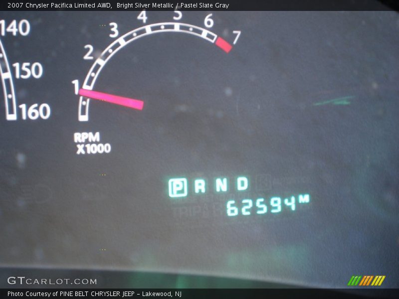Bright Silver Metallic / Pastel Slate Gray 2007 Chrysler Pacifica Limited AWD
