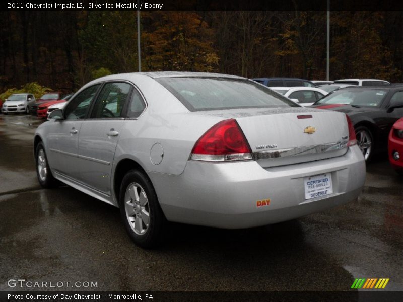 Silver Ice Metallic / Ebony 2011 Chevrolet Impala LS