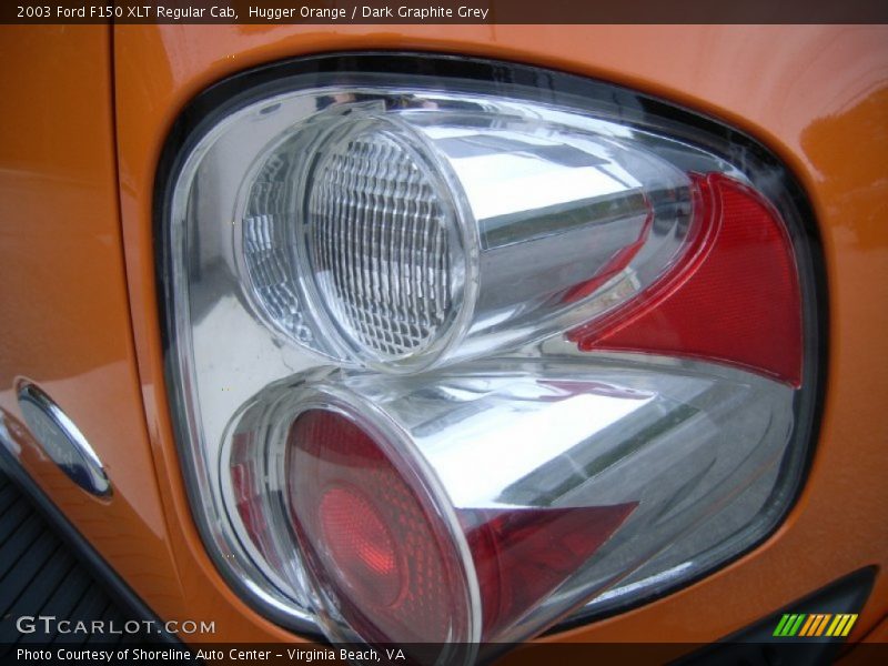 Hugger Orange / Dark Graphite Grey 2003 Ford F150 XLT Regular Cab