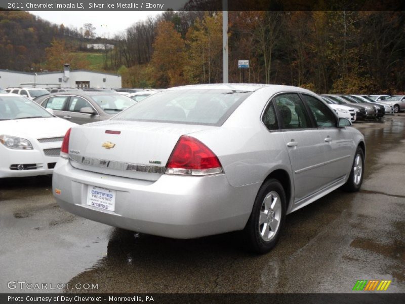 Silver Ice Metallic / Ebony 2011 Chevrolet Impala LS