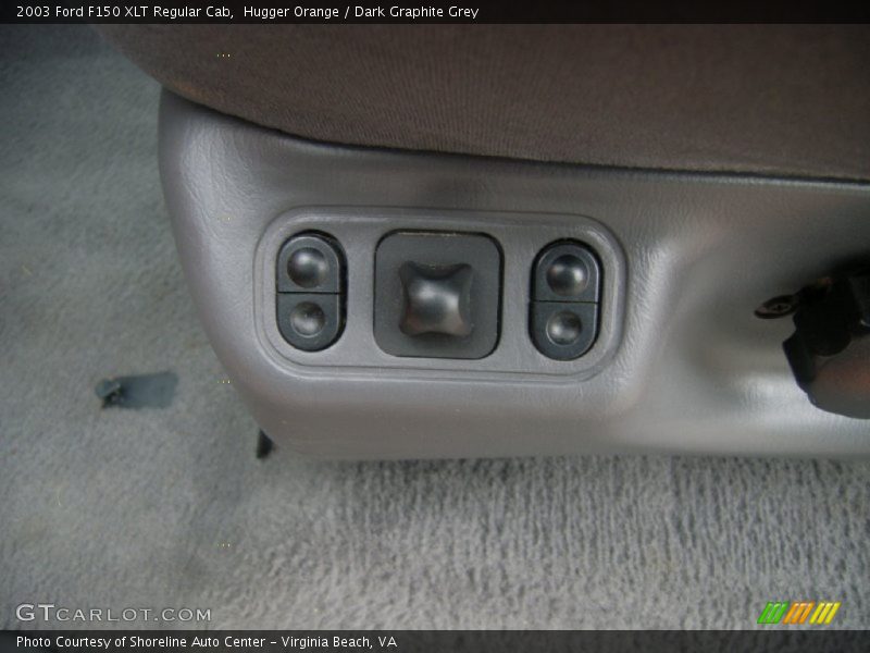 Hugger Orange / Dark Graphite Grey 2003 Ford F150 XLT Regular Cab