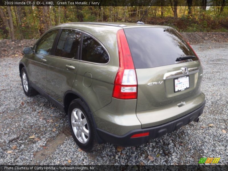 Green Tea Metallic / Ivory 2009 Honda CR-V EX-L 4WD