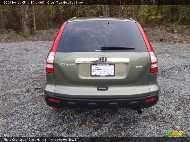 Green Tea Metallic / Ivory 2009 Honda CR-V EX-L 4WD