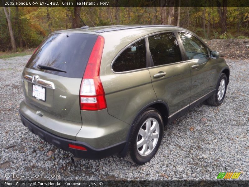 Green Tea Metallic / Ivory 2009 Honda CR-V EX-L 4WD