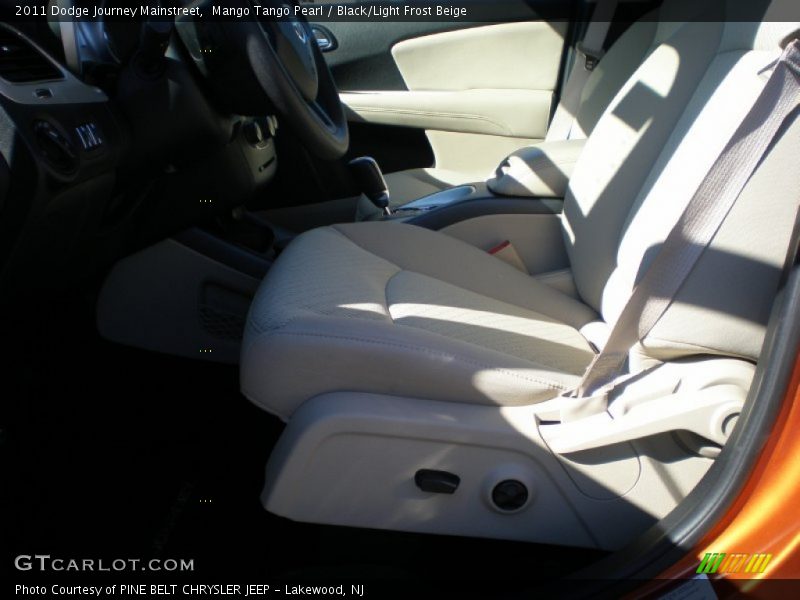 Mango Tango Pearl / Black/Light Frost Beige 2011 Dodge Journey Mainstreet